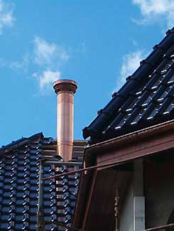 Měděné a atypické komíny