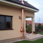 měděný komín od krbovek