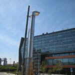 Nerezové komíny pro BB Centrum Praha