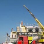 Montáže komínů červenec 2010