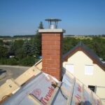 Montáže komínů červenec 2010