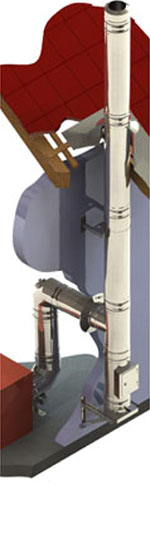 Nerezový komínový systém Jeremias 