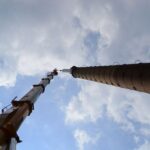 Vložkování továrního komínu v Nové Vsi pod Pleší