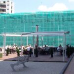 Pohled na letní zahrádku