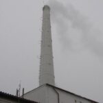 Komín od kotelny